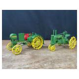 (2) 1/16 John Deere Waterloo Boy + A Ertl