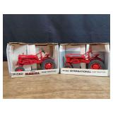(2) 1/16 IH + Farmall Cubs NIB Ertl