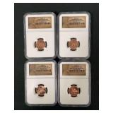 Lincoln Cents Professional Life 2009 BU & 2009-D BU NGC Graded