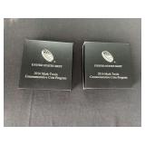 US Mint Silver Dollar 2016 Mark Twain