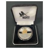 Alaska Mint Map Medallion