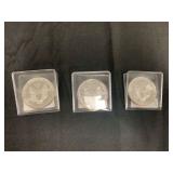 American Silver $1 Eagles 2013/2014/2017 MS