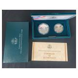 U.S Mint Proof Silver Dollar Columbus Quincentenary