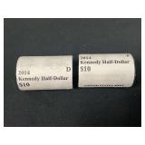 Kennedy Half Dollars 2014 Unopened Rolls