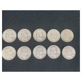 US Franklin Half Dollars