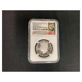 Kennedy Half 2014 S Silver High Relief SP70 PL Enhanced