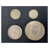 (4) Foreign Coins with Silver Content