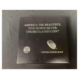 America The Beautiful 5oz Coin Silver