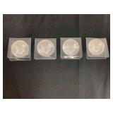 American Silver $1 Eagles (4) 2019 MS Coins