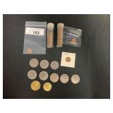 Lincoln Cents and State Fair Tokens