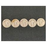 Standing Liberty Quarters