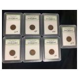 Lincoln Cents INB Slabbed & Circulated