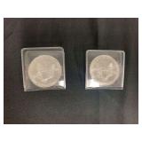 American Silver $1 Eagles (2) 2018 MS Coins