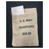 Mint Bag of Illinois Quarters Unopened, P Mints