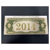 Triple Duece Set 2014 $2 Federal Reserve Notes From Kansas City/New York/San Francisco