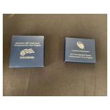 US Mint Coins 2012 Star Spangled Banner & Jamestown 400th Anniversary