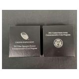 US Mint Silver Dollar 2011 US Army 2012 Star Spangled Banner