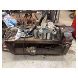 Rolling Bench With Contents