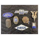 (8) Automobile Radiator Badges