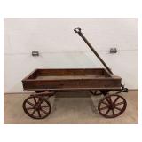 Wooden Auto Wheel Coaster Wagon