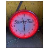 Snap On Neon Clock