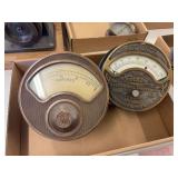 Norton Volt Meter and General Electric Amperes Gauge