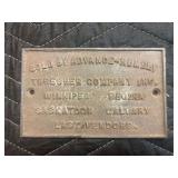 Advance-Rumely Name Plate