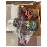 (2) JI Case Coin Banks and Large Plaque