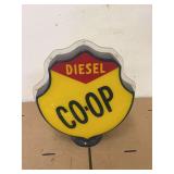 Co-op Gas Pump Globe