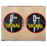 (2) Reproduction Signal Globe Panels
