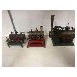 (3) model Steam Powered Units