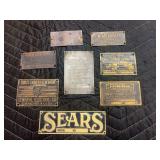 (8) Miscellaneous Company Plates
