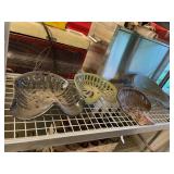 (3) Cast Iron Seats and (1) Pan Seat