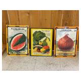 (3) Reproduction Burt’s Seed Signs