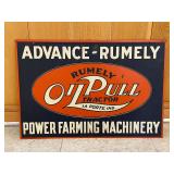 Reproduction Advance Rumely Double Sided Sign