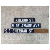 (3) Street Signs