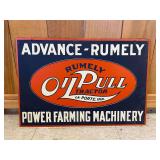 Reproduction Advance Rumely Double Sided Sign