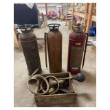 Fire Extinguishers And Horns