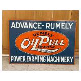 Reproduction Advance Rumely Single Sided Sign