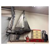 Metal Sailboat, X-Flex Drawers, Lantern and More