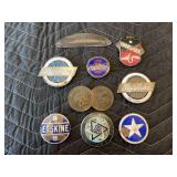 (9) Automobile Radiator Badges