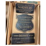 (3) Engine Company Name Plates