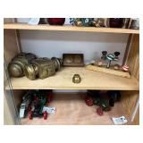 Brass Carbide Lights, Shifter Knobs, Disc Wheel Cap, and Diamond T Medallion Box