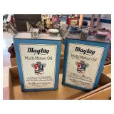 (2) Maytag Oil Cans
