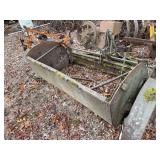 Large Lot Of Steel Wheels, Implements, Air Compressor, And Steel Sheeting