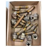 Brass 1” Pipe and Fittings