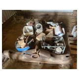 Pallet Of Miscellaneous Antiques And Parts