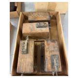 (4) Wood Box Coils