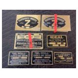 (11) Reproduction Manufacturer Plates