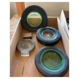 (4) Tire Ashtrays